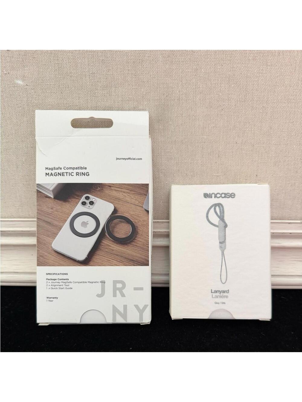 Journey Magnetic Ring - Twin Pack adds Magsafe compatibilty & lanyard -NIB